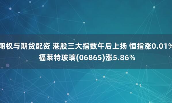 期权与期货配资 港股三大指数午后上扬 恒指涨0.01% 福莱特玻璃(06865)涨5.86%