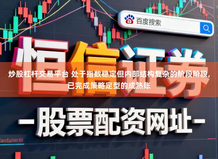 炒股杠杆交易平台 处于指数稳定但内部结构复杂的阶段阶段,已完成策略定型的成熟账