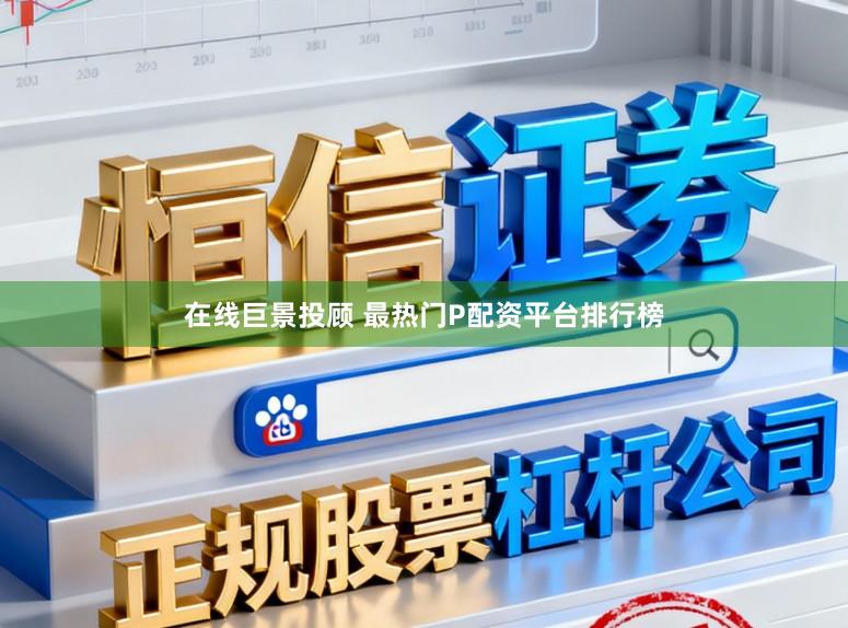 在线巨景投顾 最热门P配资平台排行榜