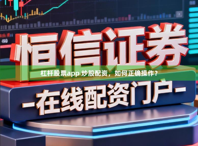 杠杆股票app 炒股配资，如何正确操作？